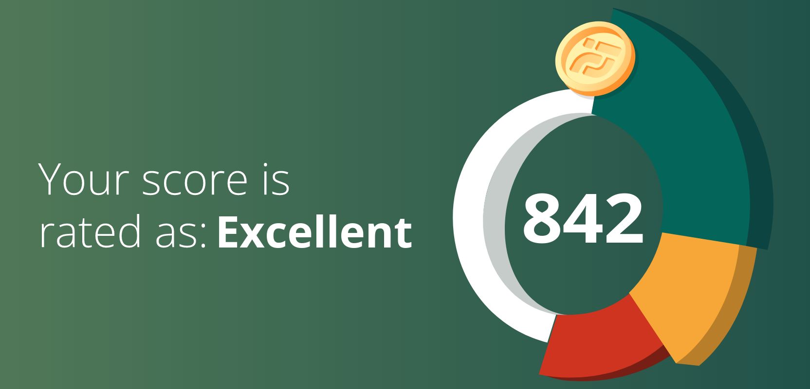 is 842 a good credit score
