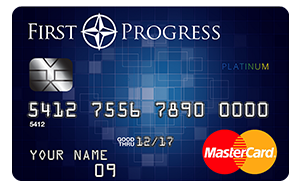 First Progress Platinum Prestige Mastercard secured credit card