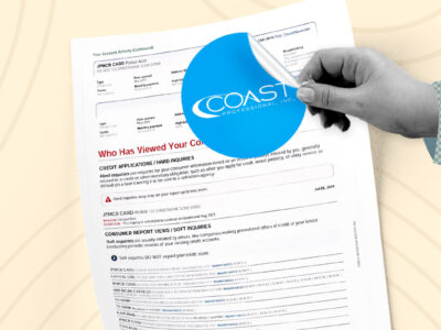 Coast Professional collection company getting removed from credit report