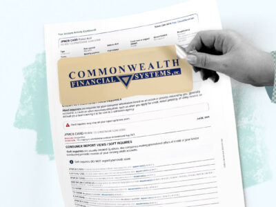 Commonwealth Financial collection company getting removed from credit report