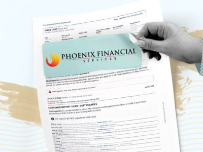 Phoenix Financial Services collection company getting removed from credit report