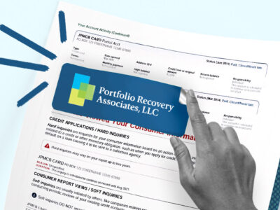 Portfolio Recovery Associates collection company getting removed from credit report