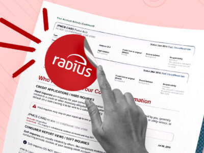 Radius Global Solutions collection company getting removed from credit report