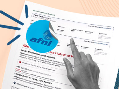 Afni collection company getting removed from credit report