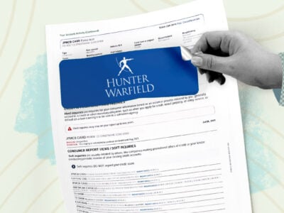 Hunter Warfield collection company getting removed from credit report