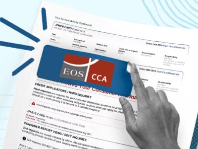 EOS CCA collection company getting removed from credit report