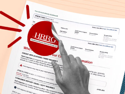 HRRG collection company getting removed from credit report