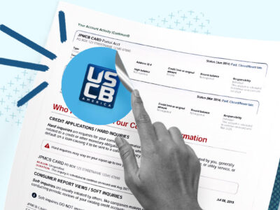 USCB America collection company getting removed from credit report