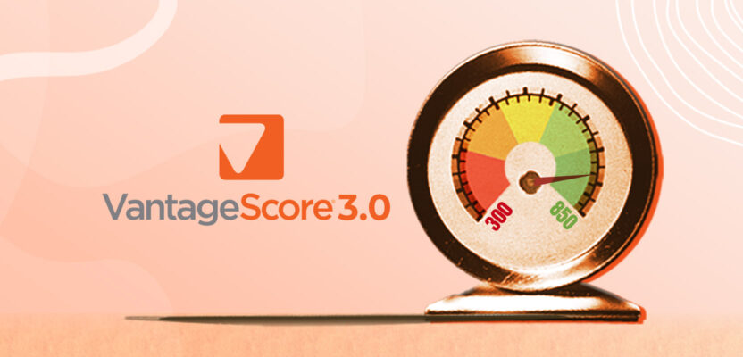 VantageScore 3.0 credit score gauge