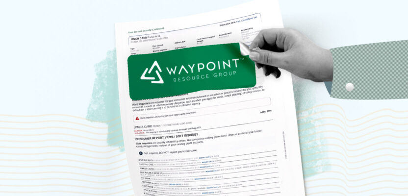 Waypoint Resource Group collection company getting removed from credit report