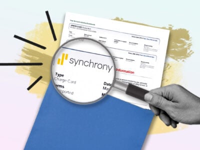 Credit report showing Synchrony Bank Collections account