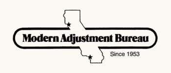 modern adjustment bureau logo