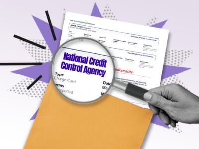 Credit report showing National Credit Control Agency collection account