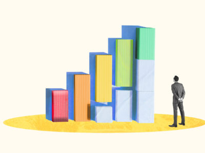 Graph representing how credit scores are correlated with demographic information