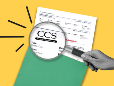 Credit report showing Creditors Collection Service collection account