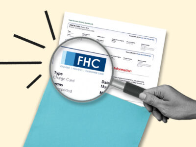 Credit report showing F.H. Cann & Associates collection account