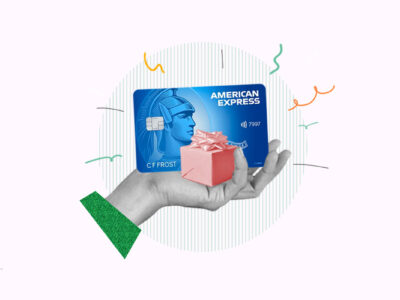 American Express® Blue Cash Everyday® Card next to gift box representing new rewards