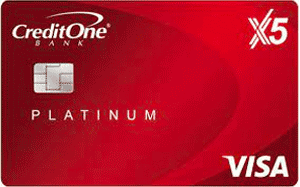 Credit One Platinum X5 Visa